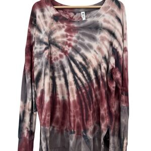 Women's Tie-Dye Long Sleeve Top